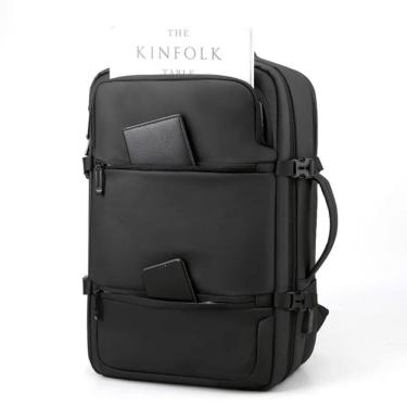 Imagem de Mochila multifuncional impermeável de viagem 37L com porta USB