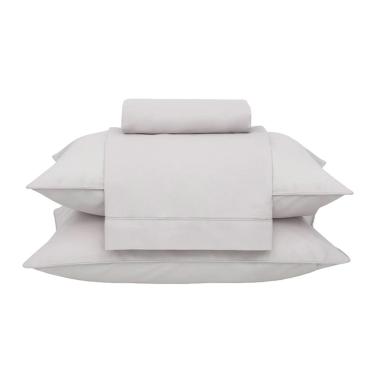 Imagem de Jogo Cama Queen 4pcs 180 fios Basic Percalle Bege Buddemeyer