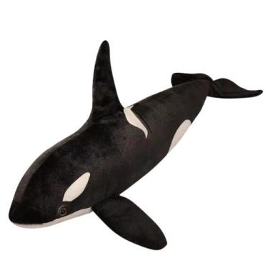 Imagem de Bicho de pelúcia FRANKIEZHOU Giant Orca de 70 cm Ocean Whale Pelúcia