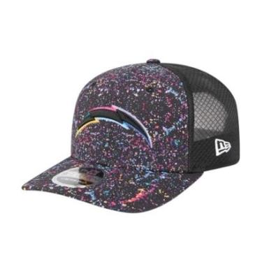 Imagem de Boné New Era 970 Los Angeles Chargers Crucial Catch Preto-Masculino