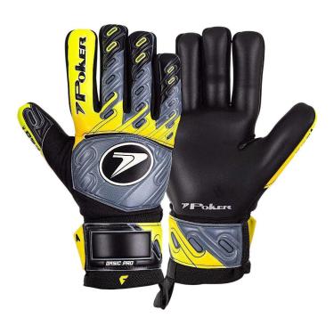 Imagem de Luva de Goleiro de Futebol de Campo Profissional Poker Basic Pro Ref 01124-Unissex