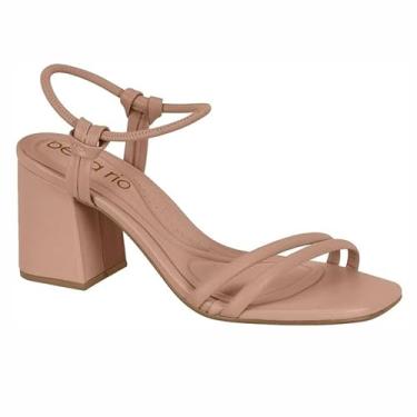 Imagem de Sandália Feminina Beira Rio Salto Grosso 8436.213 - Original (Nude, BR, Adulto, Numérico, 38)