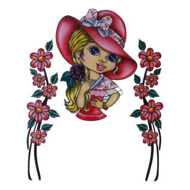 Imagem de Pano De Prato Bonequinha Loira - 10 Unidades