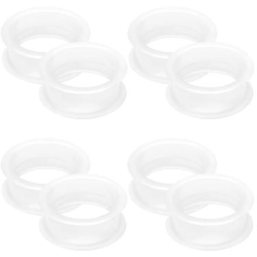 Imagem de Cisyozi Calibres de orelha de silicone de espessura 6G - 50 mm de espessura, alargadores, alargadores, alargadores de orelha com alargador duplo, kit de calibres de orelha para mulheres e homens, tom