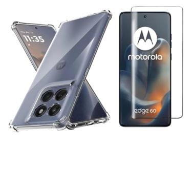 Imagem de Kit Capa Anti Impacto + Película Vidro 3D 9D Protetora P/Motorola Modelos Todos (Moto Edge 60)