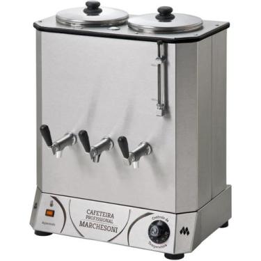 Imagem de Cafeteira Profissional 3 Torneiras 16 Litros Leite e Café 220v Marches