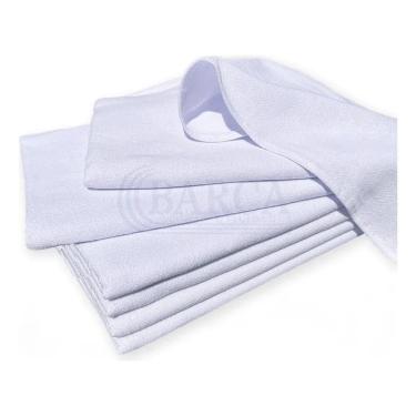 Imagem de Pano De Prato Com Bainha Pé De Galinha Liso 68X41 10 Unidades