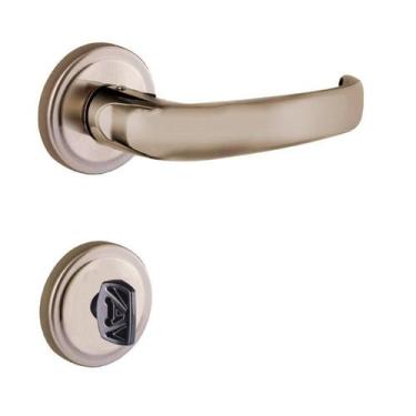 Imagem de Fechadura Banheiro Latonado Orion Anatomic Aliança - Aliança Metalúrgi