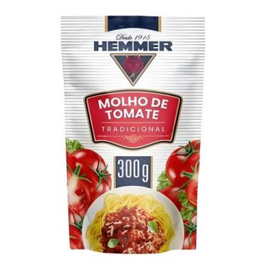Imagem de Molho De Tomate Macarrão Tradicional Sachê 300g Hemmer