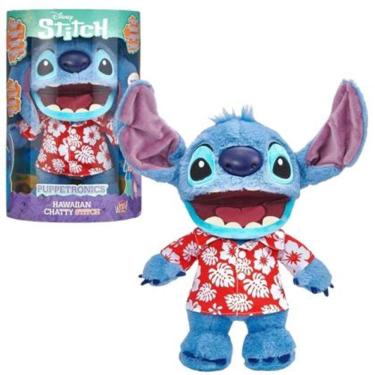 Imagem de Pelucia 30cm Stitch Havaiano Wow Animatronico 4424 Sunny Brinquedos
