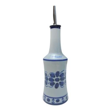Imagem de Galheteiro Pintado a mao dosador Monte Sião 250 ml - AZEITE - Porcelan