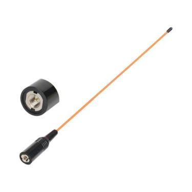 Imagem de Antena Tri-Banda ABBREE Para Walkie Talkie SMA Fêmea Macho VHF UHF GMR