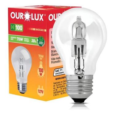 Imagem de Lampada Halogena Ourolux Clara H100 70w 220v
