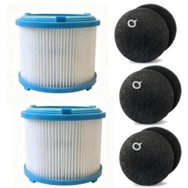 Imagem de Pacote com 2 filtros Hepa e 3 pacotes de substituição pré-filtro compatíveis com Bissell PowerClean FurGuard 280W e FurFinder 200W aspirador autônomo sem fio