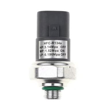 Imagem de Sensor de pressão do ar condicionado compatível com Sequoia 2001-2007, Sienna 1998-2003 e Solara 2002-2008. Sensor de pressão do interruptor do ar condicionado. OEM: 8864560030