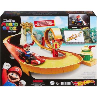 Imagem de Pista Hot Wheels Super Mario Bros Ilha Kong Mattel Hmk49