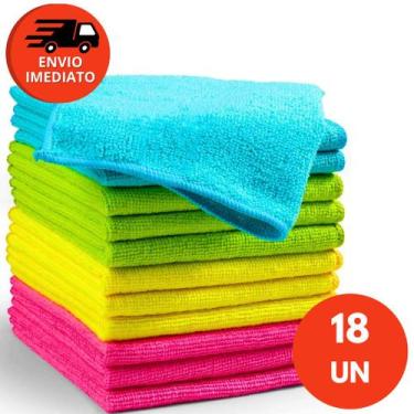 Imagem de Pano Chão Microfibra Multiuso Limpeza Geral Grande 50x70 Magico Alta A