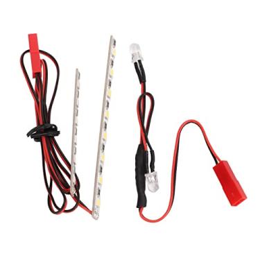 Imagem de Yctze Barra de Luz Dianteira e Traseira RC para Carros ZD Racing 1/10 RC - Farol LED, Prevenção de Colisão, Fácil Instalação, Barra de Luz à Prova d'água
