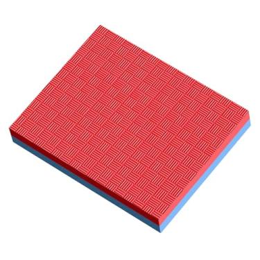 Imagem de Vaveren Almofada de equilíbrio para exercícios, reutilizável, antiderrapante, macia, para joelhos, ideal para ioga e atividades físicas em ambientes internos, Vermelho