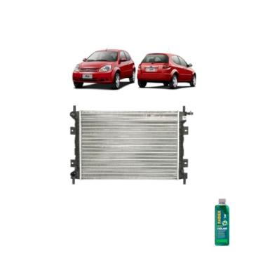 Imagem de Kit Radiador Ford Fiesta/KA 1.6 2009/2011 Com Aditivo Radiador RadiEx R1882 Verde