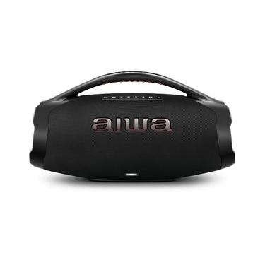 Imagem de Caixa de Som Boombox Plus AIWA BBS-01-B 200W Bluetooth 30H IP66 USB Preto Bivolt