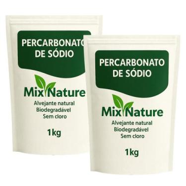 Imagem de Percarbonato de Sodio Premium 100% Puro 2kg Tira Manchas Multiuso Clar