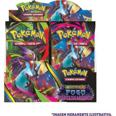 Imagem de Pokémon Tcg Blister Unitario Me02 Fogo Fantasmagorico Copag