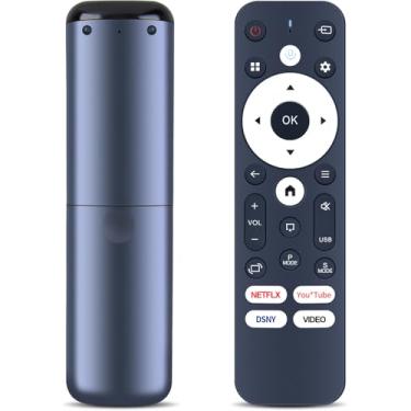 Imagem de Controle remoto de voz de substituição para mini projetor Salange 4K HY320AA, para projetor inteligente YOWHICK