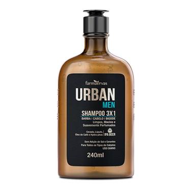 Imagem de Shampoo Urban Men 3x1 IPA Beer 240ml