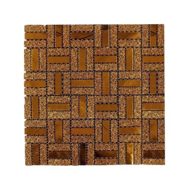 Imagem de Pastilha Vidro Adesiva Parede Cozinha Banheiro Sala Lavanderia Salao Barbearia Obra Reforma Espelhada