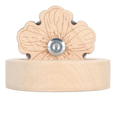 Imagem de Cortador de linha Cortador de fio de mesa multifuncional eficiente e seguro com protetor de lâmina e suporte resistente ao deslizamento para acolchoamento, costura, artesanato, (Flor de pêssego)