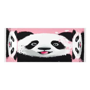 Imagem de Wassud Capas de lavadora e secadora de panda, protetor de lavadora com sacos de armazenamento, capa de geladeira à prova de poeira com bolsos para lavanderia doméstica, cozinha, 120 x 55 cm