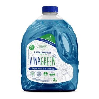 Imagem de Lava Roupas Líquido Roupas Brancas E Coloridas Vinagreen 3L