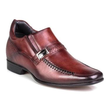 Imagem de Sapato Social Rafarillo Masculino Couro Aumenta Altura, 39
