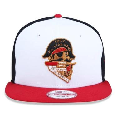 Imagem de BONÉ NEW ERA 950 PITTSBURGH PIRATES ORIGINAL FIT MBV16BON083 BRANCO VERMELHO-Masculino