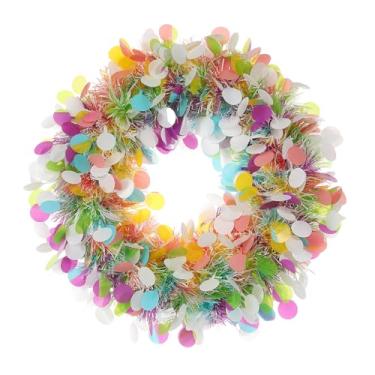 Imagem de Grinalda De Natal Para Uso No Exterior,Grinalda de Boas-vindas de 40 centímetros com Luz,Decorações De Árvore De Natal - Para Casa Interior Exterior Cozinha Sala De Estar Quarto Parede Lareira Festa C