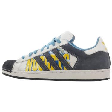 Imagem de adidas Superstar 1 Mens SZ 13 Blue Denver Nuggets Edition Sneakers Shoes