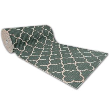 Imagem de Tapete Passadeira Emborrachada Antider 65cm Venda Por Metro Verde Modular