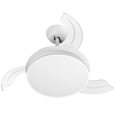 Imagem de Venti-Delta Ventilador de Teto Inverter Retrátil Led Controle Remoto Bivolt Branco