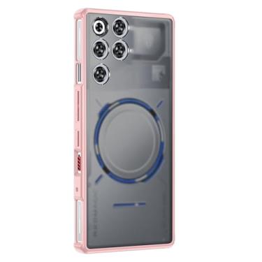 Imagem de MeiyueEr Capa para celular Red Magic 11 Pro/11 Pro+ [proteção militar contra quedas] [anti-impressões digitais] [não amarela] [à prova de choque] [à prova de suor] capa protetora traseira fosca