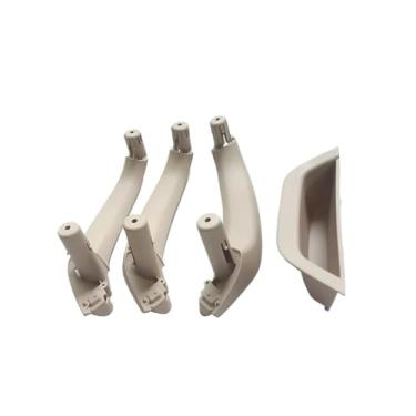 Imagem de 4 pçs conjunto lhd rhd interior do carro maçaneta da porta capa painel interno braço puxar guarnição substituição compatível para bmw x3 x4 f25 f26 2010-2016(RHD 4PCS Oyster)