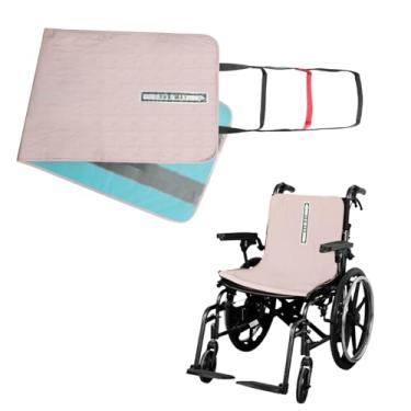 Imagem de Almofada respirável de assento deslizante unidirecional para idosos e cadeiras de rodas de longo prazo, absorção de umidade, almofada de cadeira de escritório de prevenção de queda com alças carga