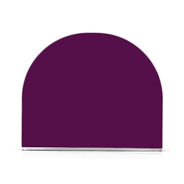 Imagem de Suporte de guardanapo de acrílico roxo de luxo, suporte de toalha de papel em forma de U, serve para 50-60 guardanapos, porta-guardanapos moderno