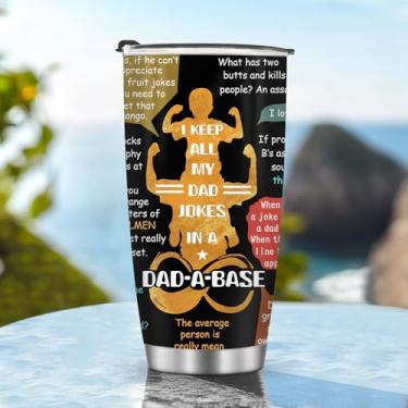 Imagem de Copos isolados Caneca Copo Reirement Pais Aniversário Presentes de Natal para Homens Pai Avô Viagem Essenciais Acessórios Essenciais Deve Ter Alça Gelada Fria 590 ml