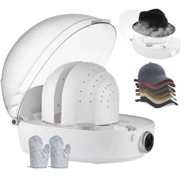 Imagem de CNAOHGHN MáQuina Para Cuidados Com BonéS E ChapéUs, MáQuina Para Passar A Ferro E Secar,Limpeza A Vapor E Secagem RáPida Para BonéS De Beisebol,ChapéUs Tipo Balde E ChapéUs De Feltro