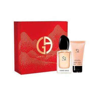 Imagem de Giorgio Armani Si Coffret Perfume Feminino EDP + Shower Gel Kit-Feminino