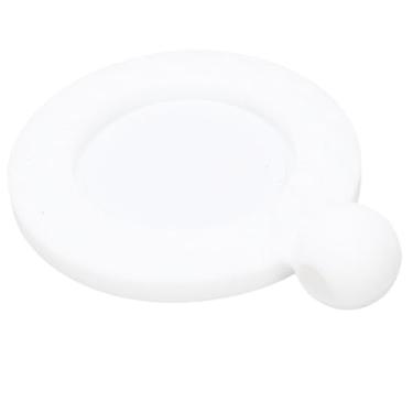 Imagem de SUNGOOYUE Suporte Magnético do Marcador da Bola, Acessório do Golfe da Capa Silicone Com Furos Gancho para o Armazenamento Marcador Toalha Saco de Golfe (Branco)