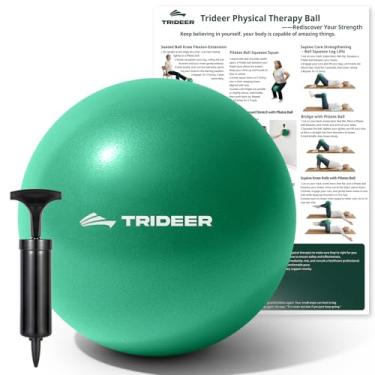 Imagem de Trideer Bolas de exercício fisioterapia, bola de pilates de 22 cm entre os joelhos para fisioterapia, mini bola de exercícios - bola de ioga, pequenas bolas de treino para força do núcleo e suporte