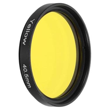 Imagem de PATIKIL Filtro de lente de 40,5 mm, filtros coloridos para arranhões, resina óptica, circular rosqueada, acessórios de correção de cor para lente de fotografia de câmera, amarelo