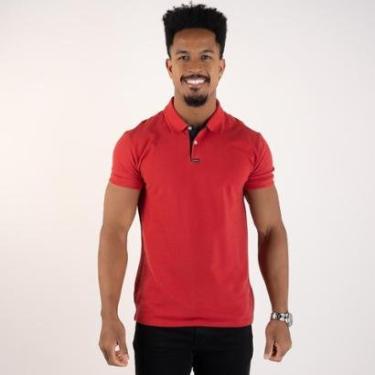 Imagem de Camisa Polo Calvin Klein Premium Vermelha-Masculino